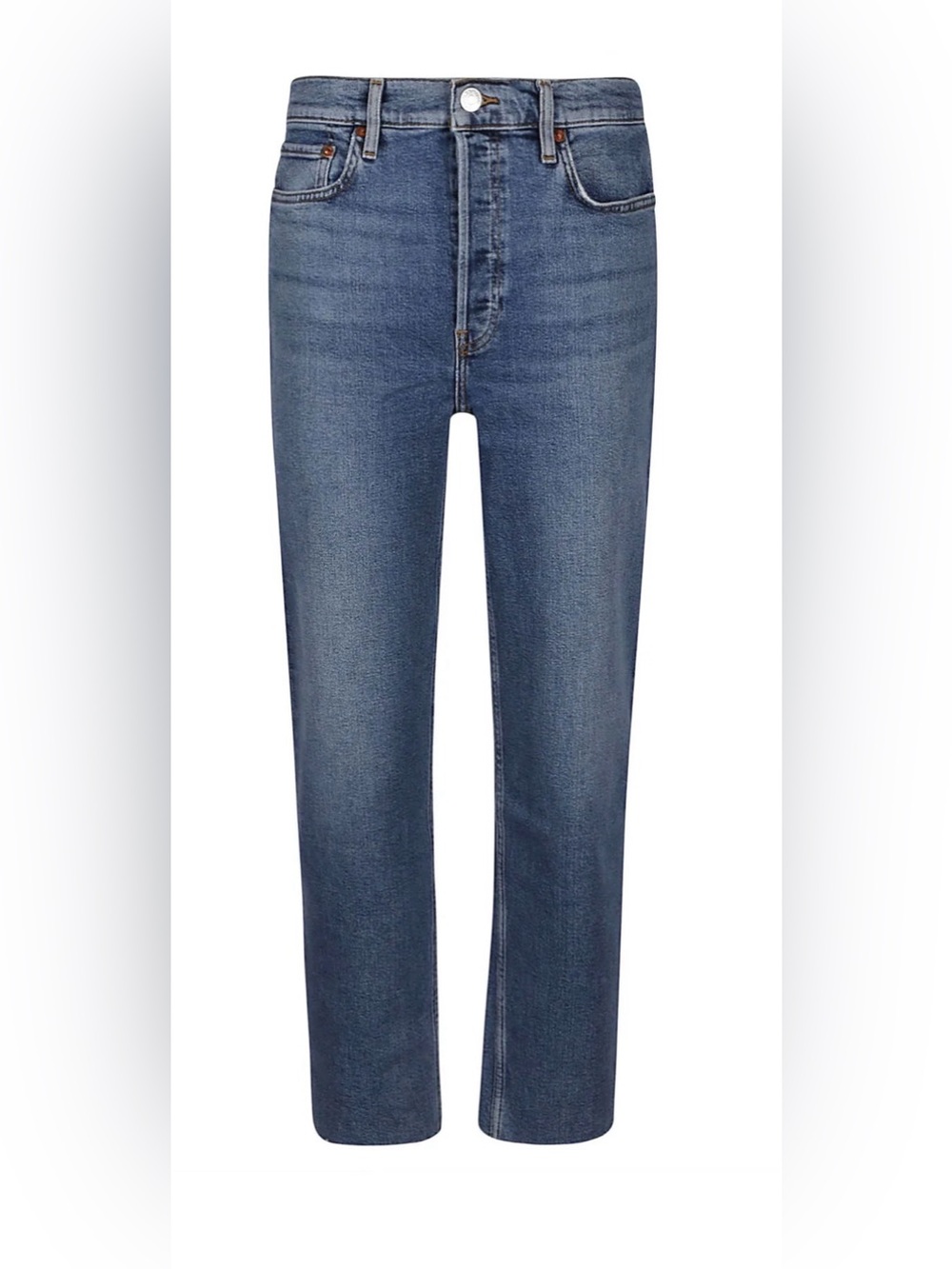 Re/Done High-Rise Women's Jeans in Medium Blue Denim (NWT)